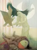 Wings for the Spirit by Kenneth Riley, Oil on canvas, offered Apr 2019