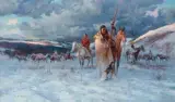 Roy Andersen, The Winter Move, Oil on canvas