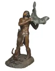 Allan Houser, Smoke Signal, Bronze, cast number 4/15