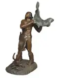 Allan Houser, Smoke Signal, Bronze, cast number 4/15