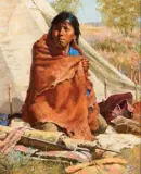 Howard Terpning, The Next Generation, Oil on canvas