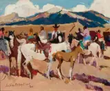 Laverne Nelson Black, Indians and Saddle Ponies