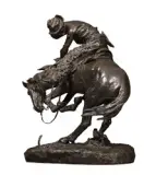 The Rattlesnake by Frederic Remington, Bronze, cast number 35, offered Apr 2019