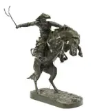 Bronco Buster by Frederic Remington, Bronze, cast No 236, offered Apr 2019