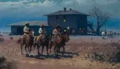 Melvin Warren, Homeward Bound, Oil on board