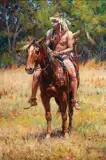 Brother to the Wolf by Martin Grelle, Oil on canvas, sold Apr 2019