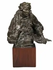 Devil Chaser by George Carlson, Bronze, cast number 19/25, sold Apr 2019