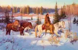 Land of the Good Beaver by Jim Norton, Oil on canvas, sold Apr 2019