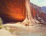 Curt Walters, The Great Redwall Cavern, Oil on canvas