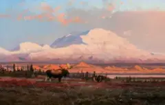 Michael Coleman, McKinley, Oil on board