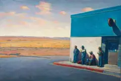 Waiting by Howard Post, Oil on canvas, sold Apr 2019