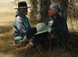 Navajo Stories by Ray Swanson, Oil on canvas, sold Apr 2019