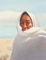 Roseta Santiago, Desert Light, Oil on canvas