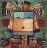 Tony Abeyta, Kachina Mask, Mixed Media