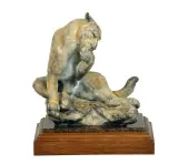 Sherry Sander, Cat & Paw, Bronze, cast number 3/25