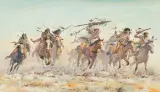 Jack Hines, A Good Day to Die, Watercolor