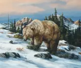 Trevor Swanson, Walking the Cold Ridge, Oil on canvas