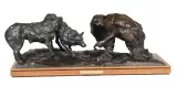 Fritz White, Beginning an Uneasy Partnership, Bronze, cast number 4/10