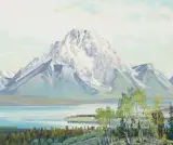 Conrad Schwiering, Morning Majesty, Oil on board