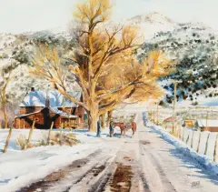 Valoy Eaton, Warm Day, Watercolor