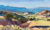 Louisa McElwain, High Desert Afternoon, Oil on canvas