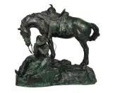 Robert Scriver, Lone Cowboy 1880, Bronze, cast number 6