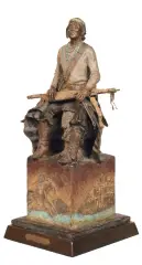 Manuelito by Joe Beeler, Bronze, cast number 11/45, sold Jun 2020