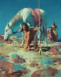 David Mann, The Tracker’s Art, Oil on canvas