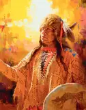 Roy Andersen, I Speak for the Bear, Oil on canvas