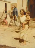 Gilbert Gaul, New Mexican Village