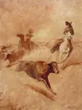 Edward Borein, Stampede