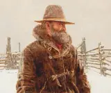 James Bama, Old Corral in Winter