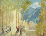 Fremont Ellis, Sunlight Through the Aspen Groves
