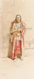 Charles Marion Russell, Indian with His Winchester
