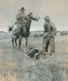 Charles Marion Russell, Hello Ford, Where the Blazes Did You Drop From?