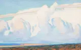 Maynard Dixon, Desert Clouds, Mixed Media