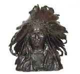 Adolph Alexander Weinman, Chief Black Bird Ogalala Sioux, Bronze
