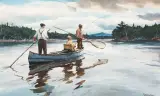 Ogden Pleissner, Playing a Fish