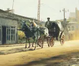 Clark Hulings, Konya Carriage, Oil on canvas