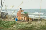 Clark Hulings, Torremolinas, Once, Oil on canvas