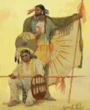 Kenneth Riley, Study for Mandan Gold