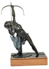 Fritz White, In Search of the Snow Goose, Bronze, cast number 15/16