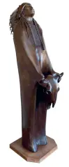 Allan Houser, Lament, Bronze, cast number 6/8