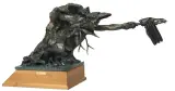 Fritz White, Out of the Mystic Past, Bronze, cast number 6/15
