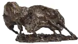 T. D. Kelsey, The Heavy Weights (Fighting Buffalo desc), Bronze, cast number 3/5