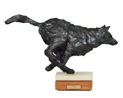 Fritz White, Free, Bronze, cast number 3/18