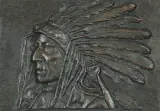Henry Farny, Indian Chief, Bronze, cast number 4/200