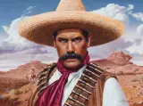 Alfredo Rodríguez, Zapata the Revolutionary, Oil on canvas