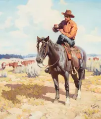 Harold Bryant, Time for a Twirley, Oil on canvas
