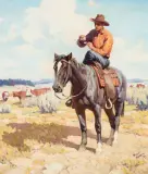 Harold Bryant, Time for a Twirley, Oil on canvas